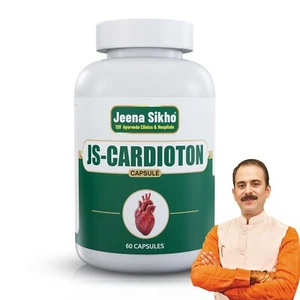 Jeena Sikho Js-Cardioton Herbal Heart Health Wellness Supplement 60 Veg Capsules - Picture 1 of 3