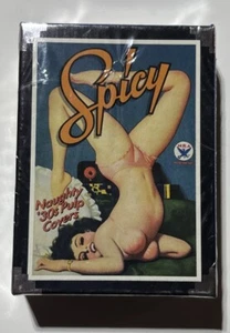 SPICY~NAUGHTY '30S PULP COVERS Trading Cards~Factory Sealed Set - Picture 1 of 4