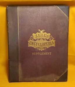 Supplement to Zell’s Popular Encyclopedia, Colange, 1873 1st edition Illustrated - Picture 1 of 18