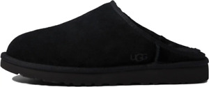 UGG CLASSIC SLIP ON BLACK Men's Slip On Suede Slippers 1129290
