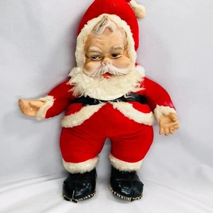 1950s Rushton Company Star Creation Stuffed Coca-Cola Santa Claus - Picture 1 of 15