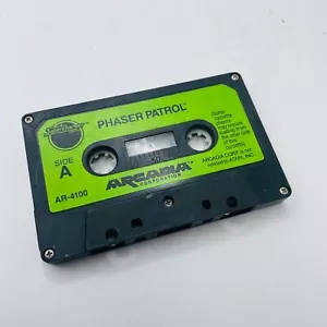 Cassette sobrealimentador Phaser Patrol (Atari 2600, 1982) solamente - Imagen 1 de 2