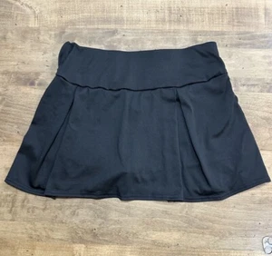 Schwarzer sportlicher Skort gefütterter Rock Damen L - Bild 1 von 6