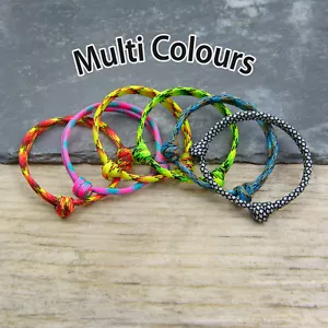 Classic Range, Adjustable Paracord Bracelet Sliding Knot - Multi Colours - Picture 1 of 8