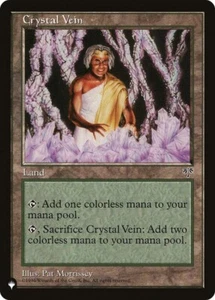 Crystal Vein The List Ristampe Mystery Booster 2 MTG Magic TCG NM quasi come nuovo - Foto 1 di 1