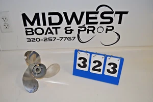 Propeller, Stainless Steel, 12 Pitch, Quicksilver, 48-88168 12P Reconditioned - Foto 1 di 4