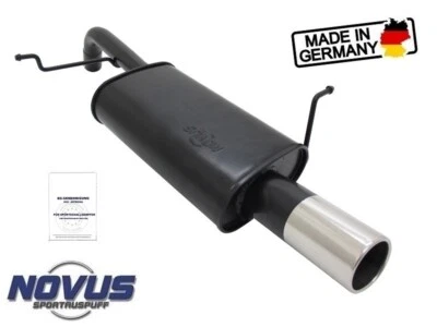 Marmitta Sportiva Scarico Omologato 76mm Ford FIESTA 2008-2012 1.25 1.4 1.6 TDCi - Immagine 1 di 4