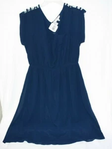 Monteau Los Angeles  Women's Dress Size PL Color Navy - Picture 1 of 2