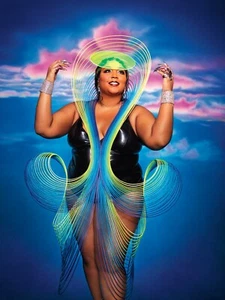 NEW Lizzo Music Songs Fashion Shoot Magazine Cover Poster Print Art Canvas - Picture 1 of 3