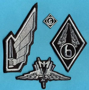 Starship Troopers Mobile Infanterie bestickt Patch Set [4] aus Original kopiert - Bild 1 von 12