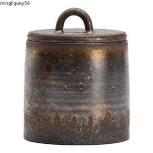 Chinese ceramics tea packaging box four seasons sealed storage tea candy jar - Picture 1 of 13