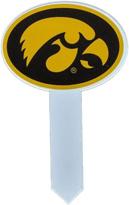 Toppers para cupcakes de la Universidad de Iowa, selecciones de cupcakes de plástico con licencia Iowa Hawkeyes Foto 1 de 1