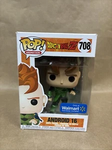 Funko Pop! Dragon Ball - Android 16 metálico exclusivo de Walmart #708 - H03 - Imagen 1 de 6