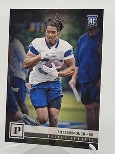 2018 PANINI BO SCARBROUGH CANVAS ROOKIE CARD COWBOYS LIONS STALLIONS USFL NFL - Picture 1 of 2