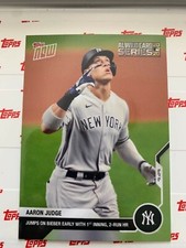 2020 TOPPS NOW AL WILD CARD CARD NEW YORK YANKEES AARON JUDGE #331 1st 2-RUN HR