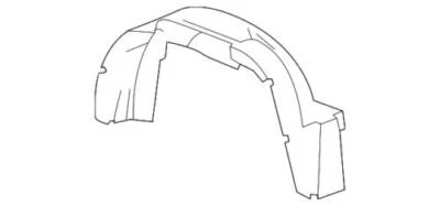 Revestimiento de panel de cabina de rueda para caja de camioneta lateral derecha GM 2004-2012 GMC 25894546 genuino Foto 1 de 2