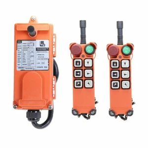 Telecomando gru industriale wireless remoto 2 trasmettitore 1 ricevitore 6 chiavi - Foto 1 di 5