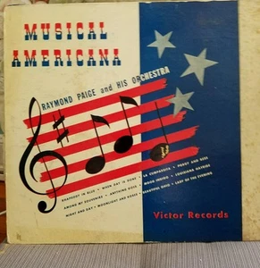 Raymond Paige and His Orchestra - Musical Americana / Victor Records G 28, 4X12" - Picture 1 of 4