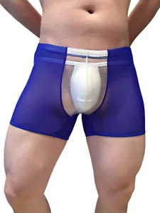 Hombres Calzoncillos Boxer Calzoncillos Transparentes Pantalones Cortos Ropa Interior Sexy Malla Transparente Bolsa - Imagen 1 de 28