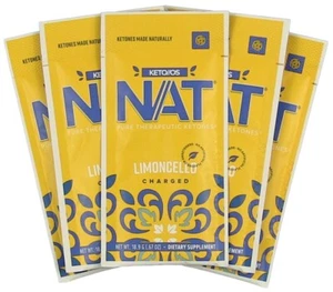 Pruvit LIMONCELLO OS NAT Ketones Charged Sample 5 Pack - NEW Seasonal Release!