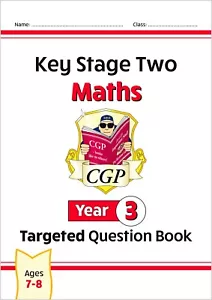 KS2 Year 3 Maths Targeted Question Workbook with Answer Ages 7-8 CGP - Picture 1 of 12