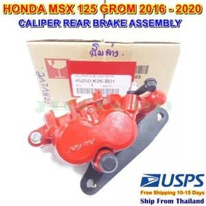 C31 CALIPER REAR BRAKE ASSEMBLY For HONDA MSX 125 GROM 2016 - 20 43150-K26-B01 - Picture 1 of 7