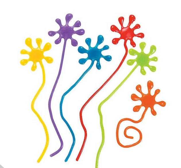 Paint Splatter Sticky Hands Party Favors - 12 Pcs