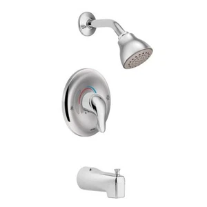 MOEN TL183EP Chateau 1-Handle Wall Mount Tub + Shower Faucet Trim Kit Chrome SH - Picture 1 of 1