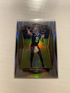 Tarjeta Prizm plateada nivel Premier 2020 Panini Select Football DREW BREES - Imagen 1 de 2