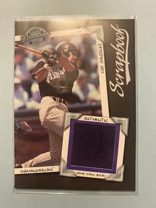 A37,208 - 2001 Donruss Class of 2001 Scrapbook #SB3 Luis Gonzalez Jersey/500