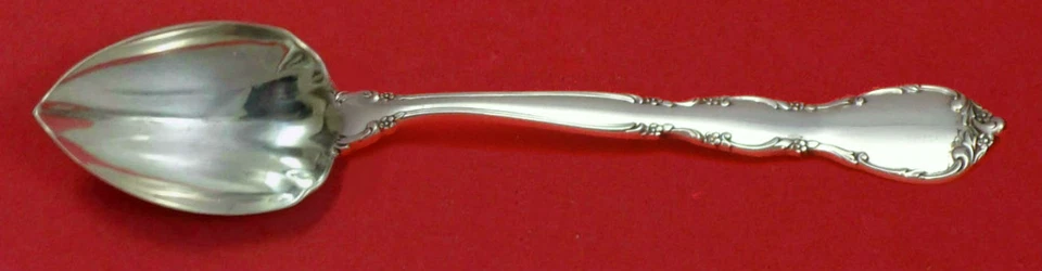 Cuchara de pomelo de plata esterlina estriada hecha a medida 5 3/4" Mignonette by Lunt Foto 1 de 1