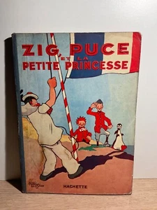 Zig Puce et la petite Princesse. Hachette 1934. Saint Ogan EO - Foto 1 di 4