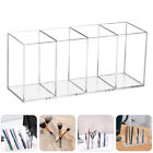Clear Acrylic Desk Organizer with Divided Compartments