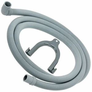 Hose for Washing Machine Universal Drain Pipe Tube with Right Angle End 2.5m - Picture 1 of 13