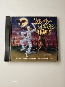 Screeches Clanks and Howls / Halloween Sound Effects (Audio CD, 1993) Vintage - Picture 1 of 6