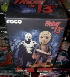 🎃FOCO neca JASON VOORHEES Friday the 13th Horror Bobblehead new retired rare🎃 - Picture 1 of 11