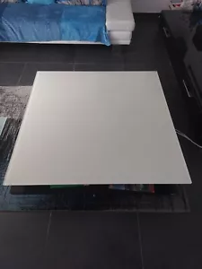 Hülsta Couchtisch mit Glasplatte | weiß | 110x110cm - Bild 1 von 6