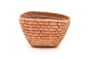 Antique Native Coast Salish Thompson River Hand Woven Basket Native American VTG - Picture 1 of 10