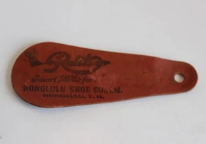 Vintage Ralston Advertising Shoe Horn Honolulu Shoe Co Hawaii Territory TH - Picture 1 of 10
