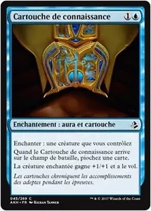 MTG Magic AKH - (x4) Cartouche of Knowledge/Cartouche de knowledge, French/VF - Bild 1 von 1