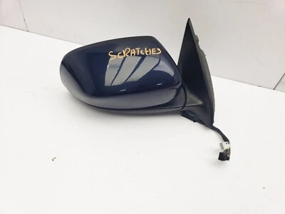 JEEP CHEROKEE KL POWER FOLD WING MIRROR RIGHT DRIVER SIDE IN BLUE 2014 - Image 1 of 4