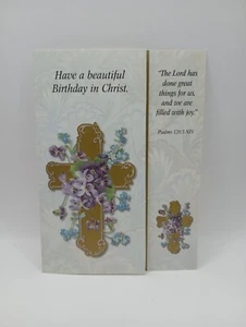 Creative Horizons Have A Beautiful Birthday In Christ Grußkarte 1995 - Bild 1 von 3