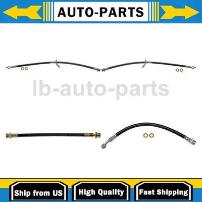 4x Manguera de freno Dorman línea delantera trasera para Hyundai Elantra 2,0 L 2007-2008 Foto 1 de 4