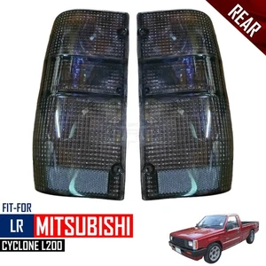 Lente de lámpara trasera LR humo para camioneta Mitsubishi L200 Mighty Max 86-96 - Imagen 1 de 6