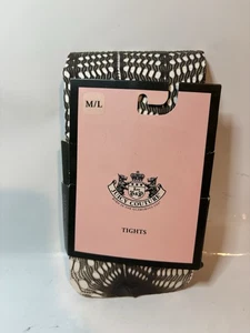Juicy Couture Fishnet Tights M/L Height 5’2”-5’8” MSRP $40 Made In Italy - Picture 1 of 6