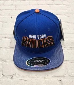 Pro Standard NBA New York Knicks Leder flache Krempe Riemen Mütze Neu mit Etikett - Bild 1 von 13