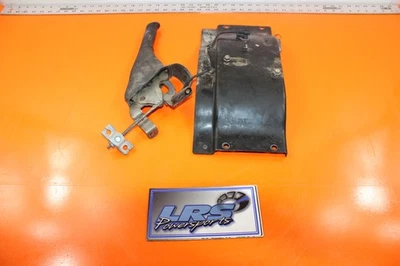 2010 HONDA BIG RED 700 MUV700 EMERGENCY PARKING BRAKE HANDLE W PLATE - Image 1 of 4