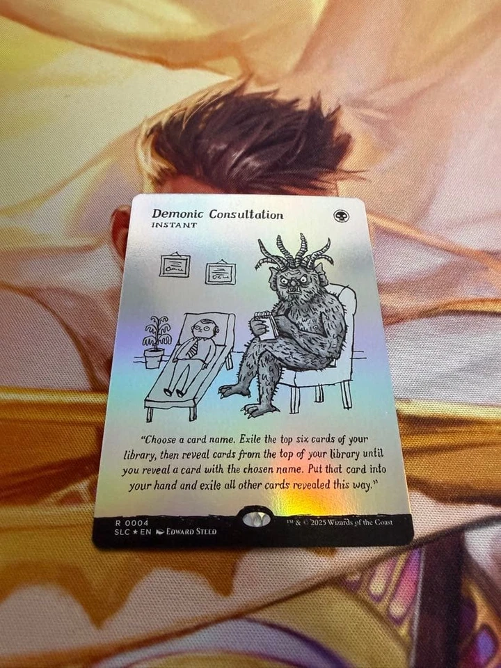 Demonic Consultation SecretLair Magic The Gathering Foil NM - Image 1 of 1
