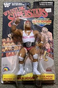 1989 Hulk Hogan Vintage WWF LJN Grand Toys Black Card Series Best Price Ever MOC - Picture 1 of 10