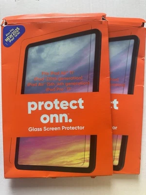 TWO PACK Protect ONN Glass Screen Protector 10.9" for iPad Air and iPad Pro 11" - Image 1 of 4